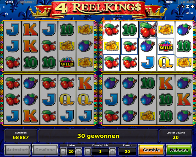 4 reel kings online