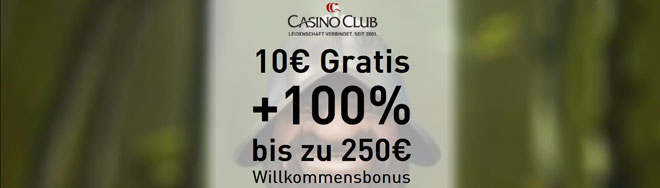 Casino Club Bonus Banner