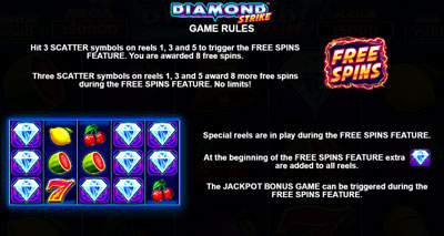 Diamond Strike Freispiele Bonus