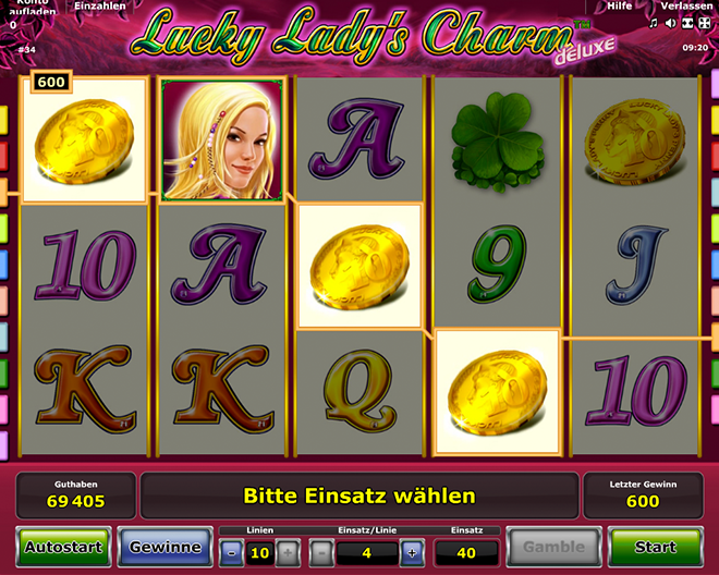 lucky ladys charm deluxe online