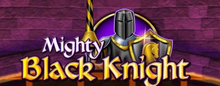 mighty black knight banner medium