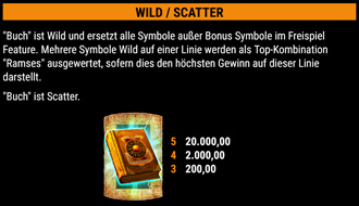 Ramses Book Wild-Scatter