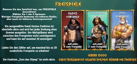 Rise Of Olympus Freispiele Bonus